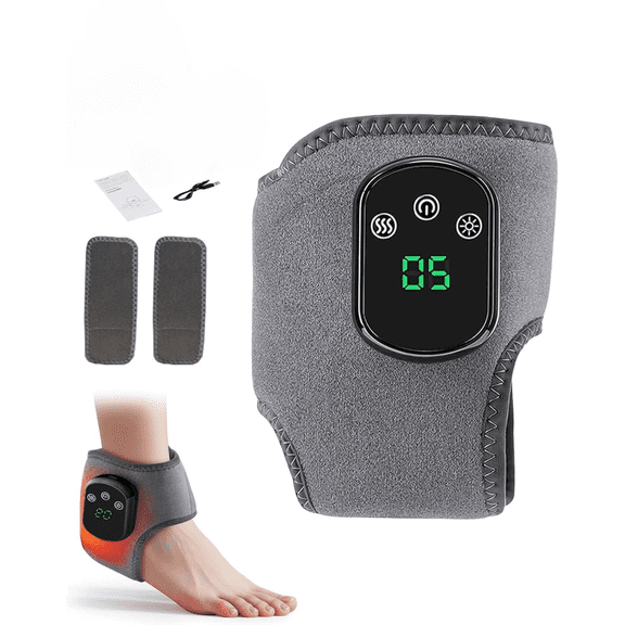 3 in 1 Triple Method Massager - Heat Therapy, Shiatsu Kneading, Air Compression, Massager for Foot massage, One-Click Operation Wireless Lengthened