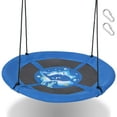 thumbnail image 1 of Goplus 40'' Flying Saucer Tree Swing Indoor Outdoor Play Set Swing for Kids Blue Whale, 1 of 10