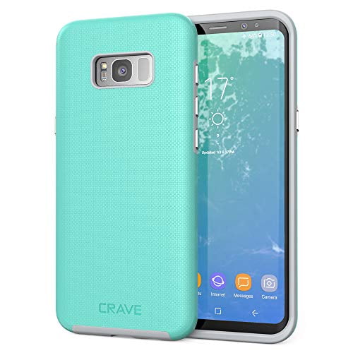 S8 Plus Case, Crave Dual Guard Protection Series Case for Samsung Galaxy S8 Plus Mint Grey S8 Plus Case, Crave Dual Guard Protection Series Case for Samsung Galaxy S8 Plus Mint Grey
