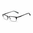 thumbnail image 1 of Lentes de acetato rectangulares Nautica N8123-005 negros mate para hombre, 1 of 2