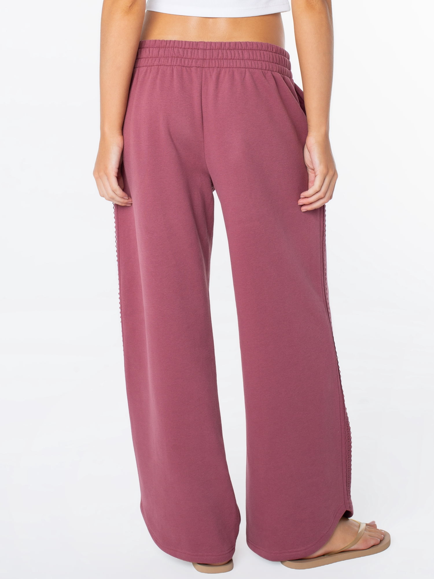Celebrity Pink Women's and Women's Plus Fleece Wide Leg Sweatpant, Sizes XS-4X