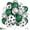 Green-Silver, variant on 100 Pack Light Blue-White Balloons – 10 Inch Latex Balloons for Balloon Arch Kit, Birthday Party Decorations, Helium or Air, Bulk Balloons for Boys, Girls, Weddings