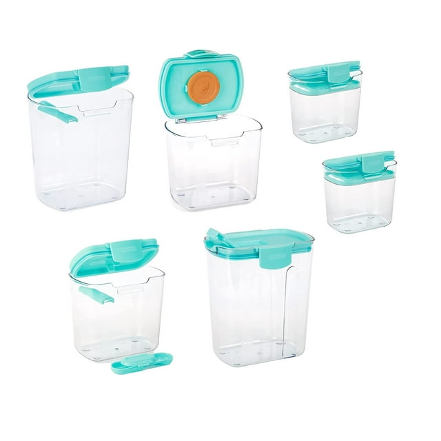 Set de contenedores de almacenamiento Progressive ProKeeper Baker's Turquesa