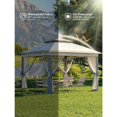 thumbnail image 4 of 11x11FT Pop Up Canopy Tent with Mosquito Net,Waterproof & UV Resistant Outdoor Gazebo Canopy , Easy Setup Shelter for Patio,Backyard,Garden, and Events, 4 of 8