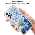 thumbnail image 4 of Samsung Galaxy A33 5G Case, Rosebono Hybrid Bling Glitter Sparkle Epoxy Graphic Marble Colorful Silicone Skin Cover Armor Case for Samsung Galaxy A33 5G (Blue), 4 of 6