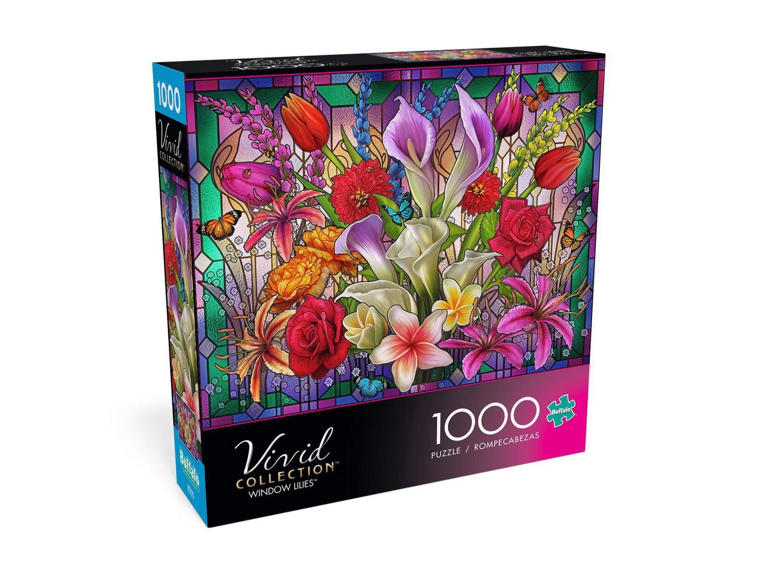 Buffalo Games - Le puzzle Vivid Collection - Window Lilies - en 1000 pièces