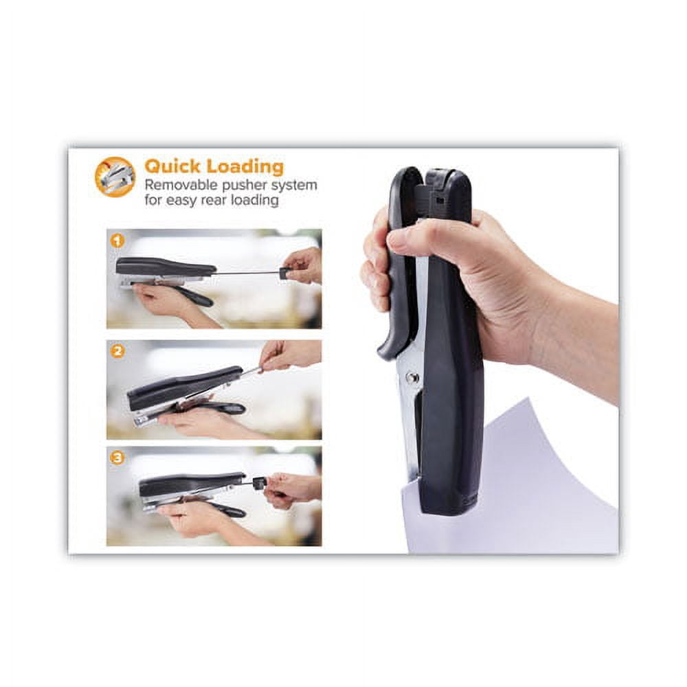 B8 Xtreme Duty Plier Stapler, 45-Sheet Capacity, 0.25" To 0.38" Staples, 2.5" Throat, Black/charcoal Gray | Bundle of 10 Each