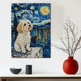 thumbnail image 5 of Havanese Dog Starry Night Canvas Wall Art Prints, Dog Art Canvas Painting Poster,Pet Canvas Painting Puppy Artwork 8x12 inches, 5 of 6