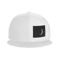 thumbnail image 2 of Flat Bill Brim Hat Adjustable Baseball Cap Crescent Moon Mens Women Snapback Trucker Hat, 2 of 7