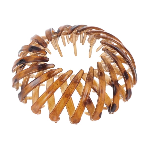 Garras de nido de pájaro de moda de Unique Bargains Clip para peinados para mujeres 1 Pc Ámbar