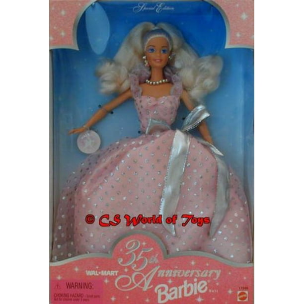 35th Anniversary Barbie Doll 1997 Walmart Special Edition