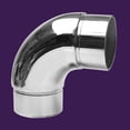 thumbnail image 2 of Curve Elbow Rail Fitting Bar Connector Stainless Steel 1.5" L Renovators Supply, 2 of 3