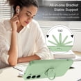 thumbnail image 5 of for Samsung Galaxy S23 Case, Slim Silicone | 360° Ring Holder Kickstand | Support Car Mount | Soft Gel Rubber Hybrid Bumper Samsung Galaxy S23 Phone Case Cover for Girls Women, Matcha Green, 5 of 16