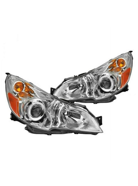 Chrome Factory Style Projector Headlights for 2010-2012 Subaru Legacy