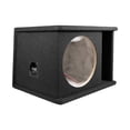 thumbnail image 5 of QPower 10 Inch Single Horn Ported Subwoofer Box Enclosure, 5/8 Inch MDF, Black Carpet, 5 of 7