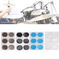 thumbnail image 2 of HLONK 4 Sets Drum Dampener Silicone Damping Control Pad Silencer Instrument Accessory Kit, 2 of 5