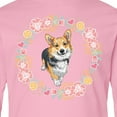 thumbnail image 4 of Inktastic Corgi Wreath for Dog Lovers Long Sleeve Youth T-Shirt, 4 of 5