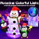 thumbnail image 2 of Muñeco de nieve inflable navideño Danxilu con pingüinos de 180 cm con LED, 2 of 7