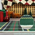 thumbnail image 4 of Buffalo Plaid Rug Green & White Check Indoor/Outdoor Area Rug 2'x3' Christmas Layering Doormat for Hello/Welcome Hand Woven Cotton Rug for Front Door Porch Kitchen/Laundry Room-Green, 4 of 7