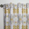 thumbnail image 3 of Designart 'Abstract Retro Design XIX' Mid-Century Modern Curtain Panel, 3 of 5