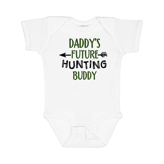 Inktastic Daddys Future Hunting Buddy Boys or Girls Baby Bodysuit