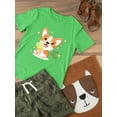 thumbnail image 3 of Corgi W Ice Cream T-Shirt Toddler -Image by Shutterstock,  2 Toddler, 3 of 4