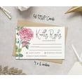 thumbnail image 4 of Inkdotpot 50 Blank RSVP Cards With White Envelopes-Floral Style Response Card-RSVP For Wedding-Rehearsal Dinner-Baby Shower-Bridal Shower-Engagement Party Invitations, 4 of 7