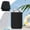 Black, variant on Lunxisen 1 Pcs Plastic Can Cooler Sleeves Standard Drink Can Covers Foldable Insulated Holders for Carbonated Drinks Beer Beverage Cans for Party Event(330ml)