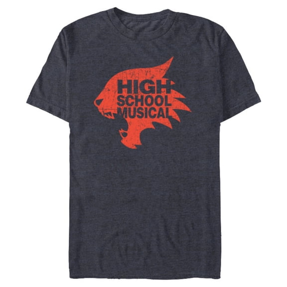 Disney Channel High School Musical Wildcats - Short Sleeve Blended T-Shirt for Adults - Customized-Navy Heather