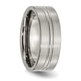 thumbnail image 4 of Titanium 8mm Ring Man Wedding  For Dad Mens  For Him, 4 of 10