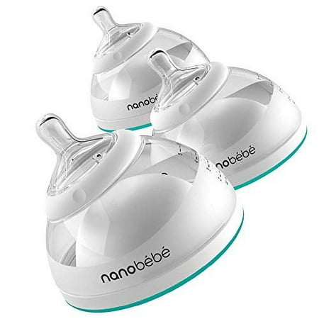 UPC: 7290016628524 | nanobebe Breast Milk Baby Bottle – 3pk/15oz Teal