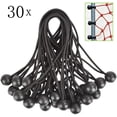 thumbnail image 1 of 30 tensores elásticos de goma con bola, para lona, pabellón, tienda de campaña, cortinas, accesorio para lona de invernadero de malla de alambre de jardín, accesorio para lona de remolque, 1 of 5