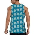 thumbnail image 3 of Haiem Sea Turtle Men Workout Tank Top Gym Bodybuilding Sleeveless Muscle T Shirts Athletic Tank Breathable Workout Shirt-X-Large, 3 of 9