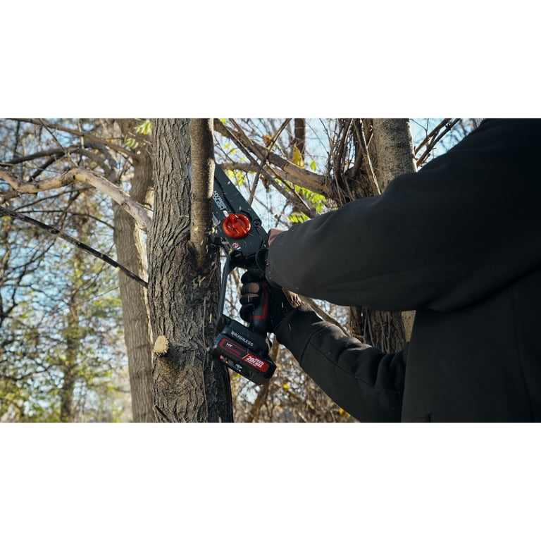 Hyper Tough 6 in. 20V Brushless Cordless Chainsaw Pruner Saw photo 5