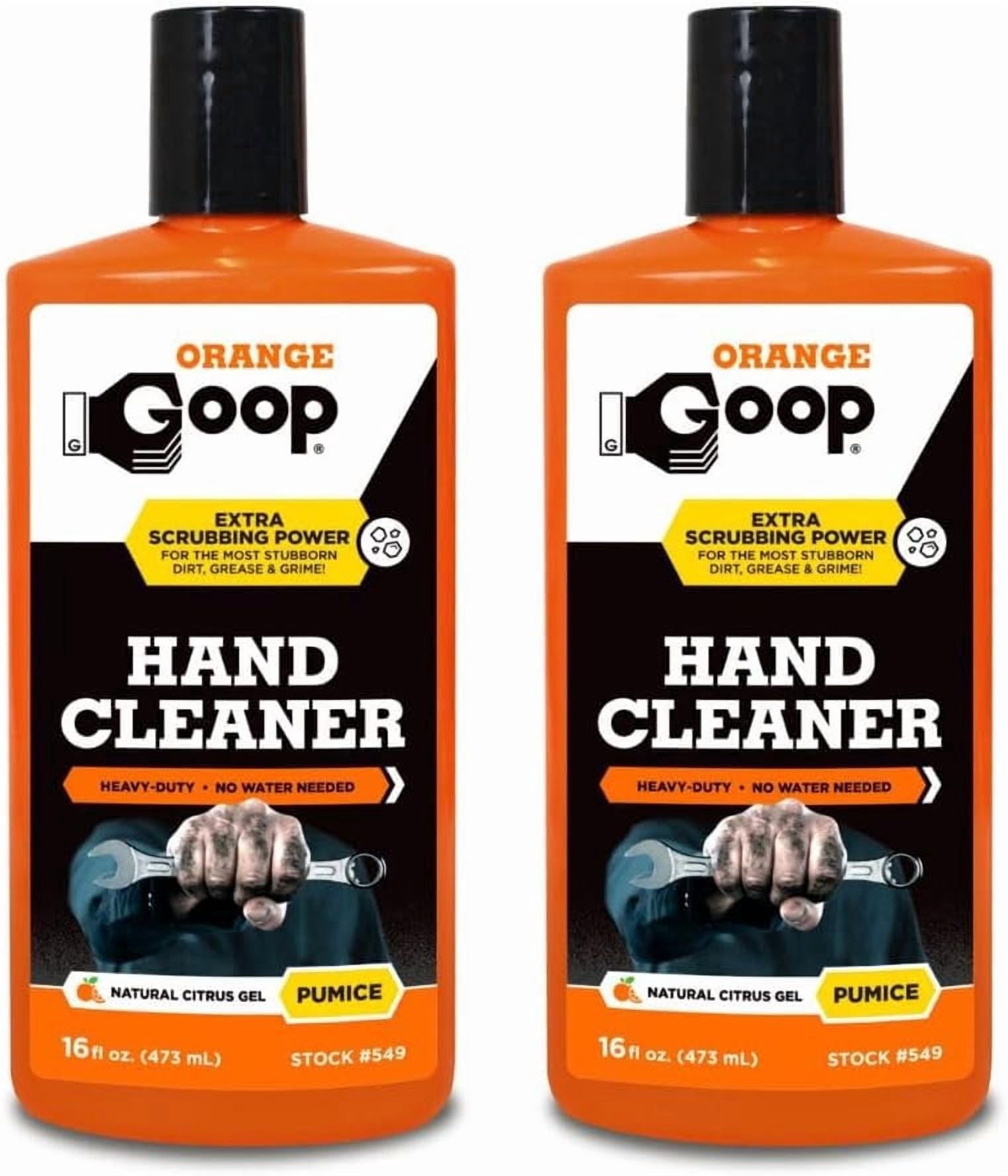 GOJO NATURAL ORANGE Pumice Hand Cleaner, 14 fl oz Squeeze Bottle