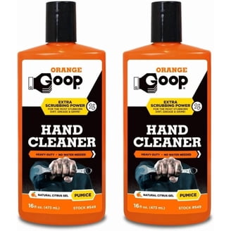 GOJO NATURAL ORANGE Pumice Hand Cleaner, 14 fl oz Squeeze Bottle