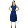 thumbnail image 7 of Bimba Womens 2 Piece Designer Flaired kurta Indian Clothing Printed Cotton Kurti Dress, 7 of 7