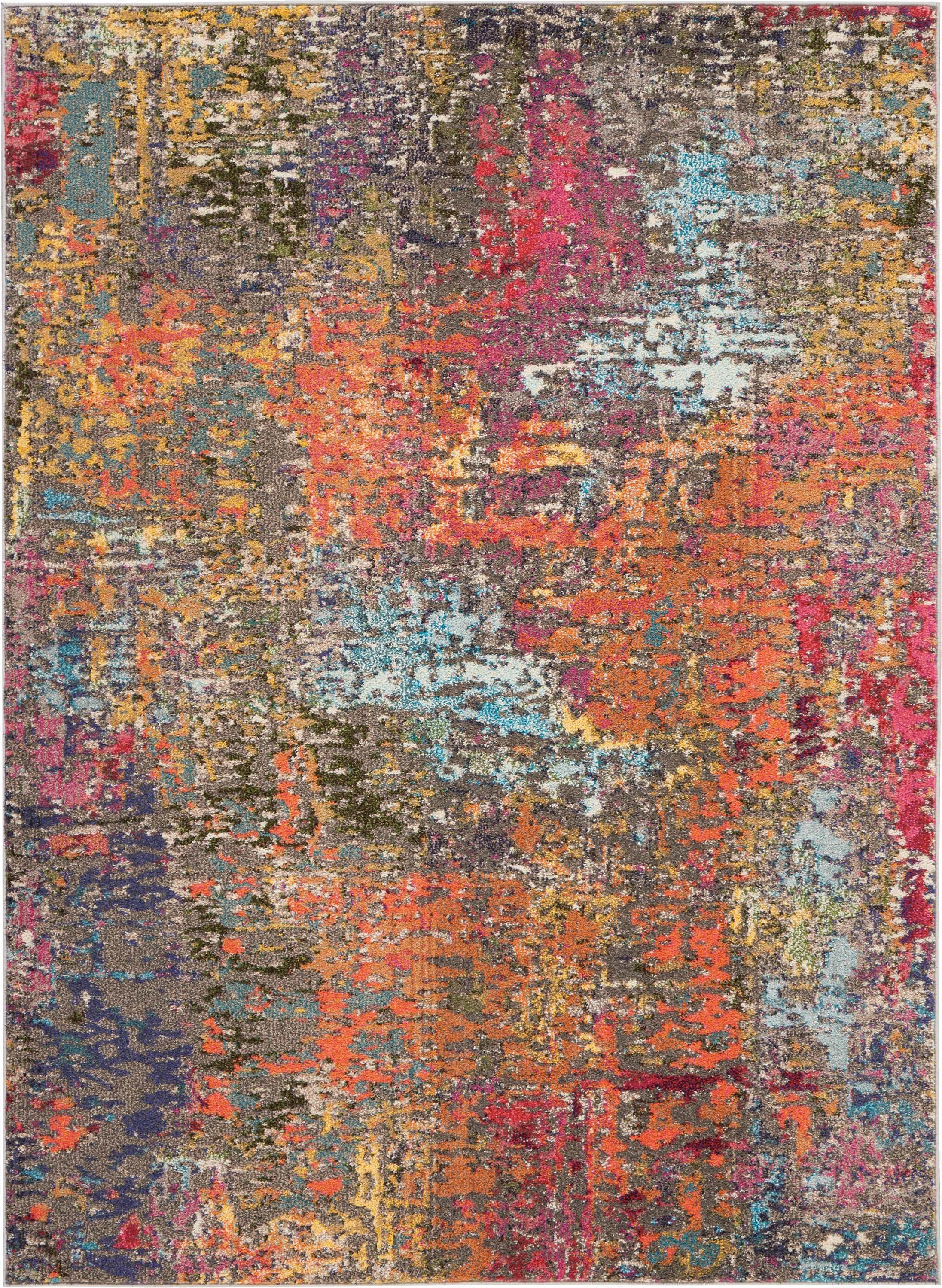 Nourison Celestial Colorful Abstract Sunset Area Rug