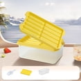 thumbnail image 2 of Ice Cube Tray 10-Compartment Silicone Mold with Lid and Ice Scoop for Home Use, 2 of 5