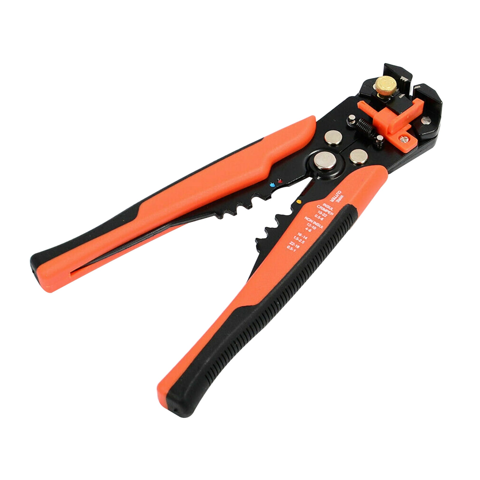 8" CRIMPING PLIERS Large Heavy Duty Wire Cutter Stripper Insulated Ignition Tool 