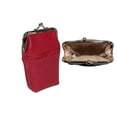 thumbnail image 3 of Women's Leather Framed Cigarette Case Wallet, Size: one size, 3 of 5