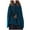 Blue, variant on XFLWAM Women's Cloak Hood Wool-Blend Cape Coat Winter Cardigans Plus Size Thick Coat Jackets