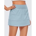 thumbnail image 2 of Falda CRZ YOGA de Tenis de Cintura Alta 36 cm Azul Claro M, 2 of 5