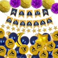 thumbnail image 3 of Eid Mubarak Banner Globos Conjunto de decoración de fiesta Fondo Foto Props Guirnalda para Eid Mubarak musulmanes Conjunto de decoración interior al aire libre Azul BLESIY Globos Eid, 3 of 8