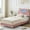 Light Pink, variant on TROPOW Twin Bed Frames,with Velvet Headboard, Twin Size Platform Bed with Led Lights, Mattress Foundation with Wooden Slats, Noise Free, No Box Spring Needed,Light Pink