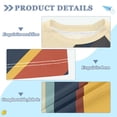 thumbnail image 2 of FORMRS Boys Rash Guard Short Sleeves Swim Shirt Quick Dry UPF 50+ Sun Protection, Sizes 3-12T, Retro Colorful Stripes, 2 of 6