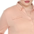 thumbnail image 5 of White Mark Long Button-Down Shirt Dress (Women's & Women's Plus), 5 of 5