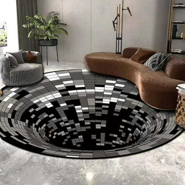 Cabina Home Round Area Rug 3d, Round Living Room Rugs
