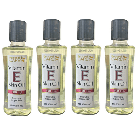 Personal Care Vitamin E Beauty Oil Promotes Supple Skin 4 oz. Pack of 4