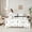 White Gold 06, variant on Feelyou Mystic Snake Animal Bedding Comforter Set 7pcs, White Gold Aztec Full Bedding Set